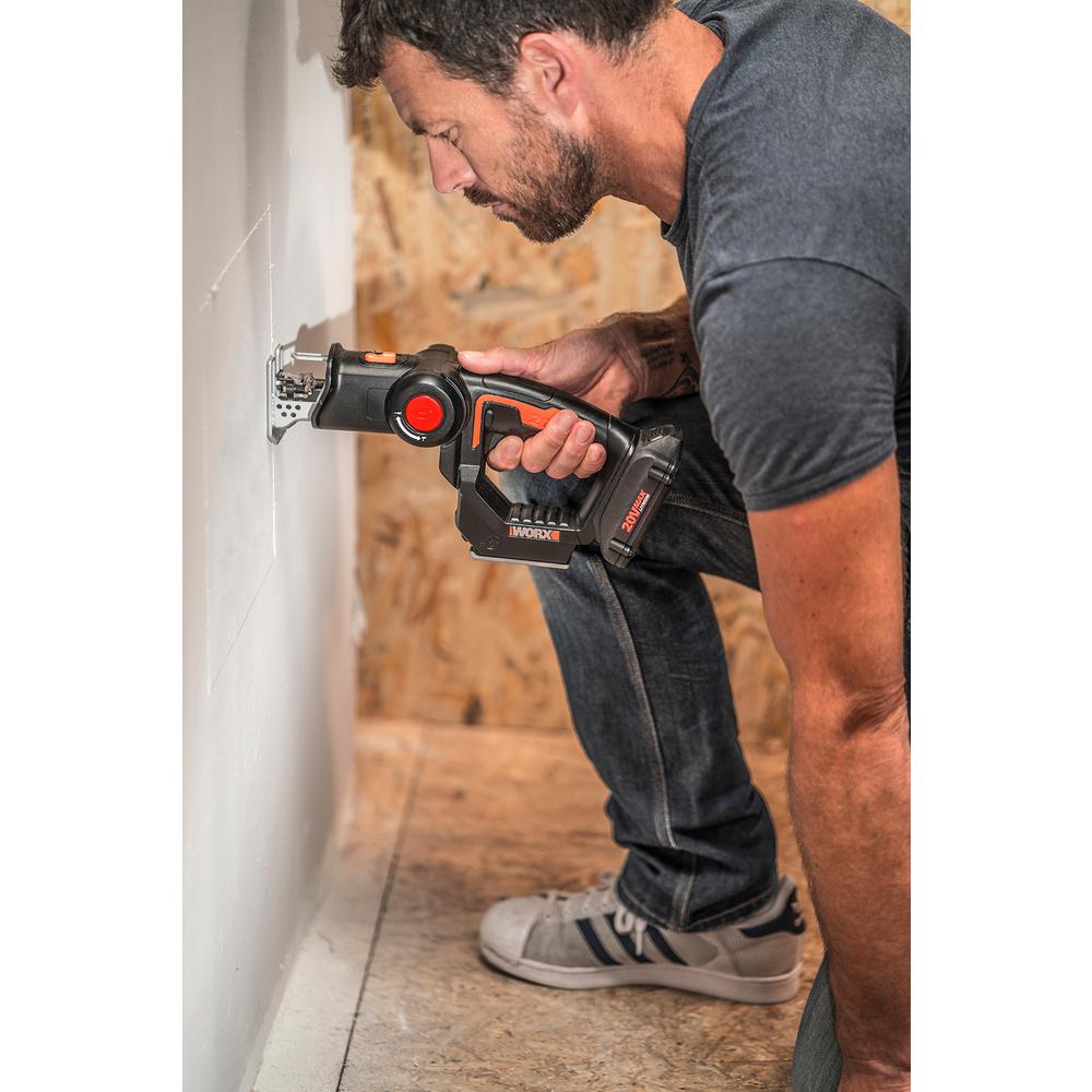 POWER SHARE AXIS 20-Volt Lithium-Ion Convertible Jigsaw and Reciprocating Saw in One - Super Arbor