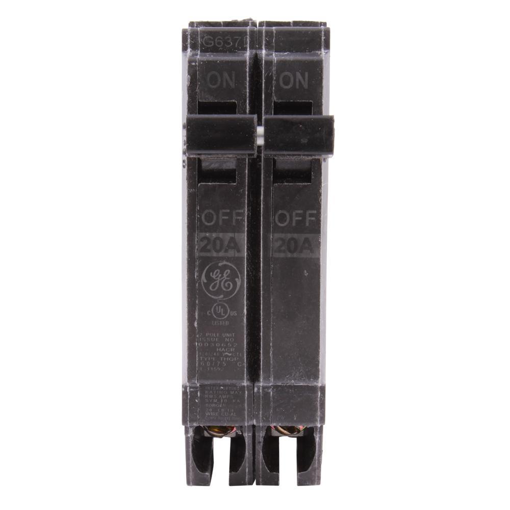 Q-Line 20 Amp 1 in. Double-Pole Circuit Breaker - Super Arbor