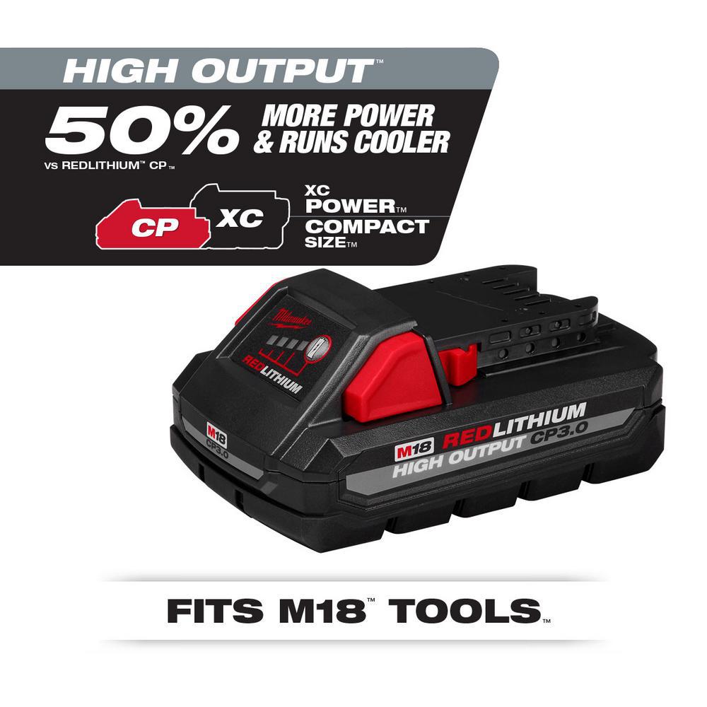 M18 18-Volt Lithium-Ion High Output 6.0 Ah and 3.0 Ah Battery (2-Pack) - Super Arbor