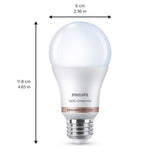 Daylight A19 LED 60-Watt Equivalent Dimmable Smart Wi-Fi Wiz Connected Wireless Light Bulb (2-Pack) - Super Arbor