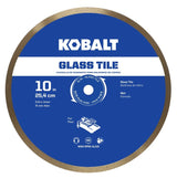 Kobalt 10-in Wet Glass Diamond Saw Blade