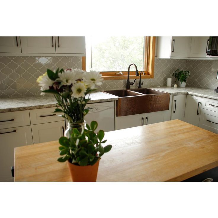 Moran Farmhouse Apron-Front Handmade Copper 36 in. 50/50 Double Bowl Kitchen Sink in Hammered Antique Copper