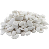 Rain Forest 0.5 in. to 1.5 in., 20 lb. Small Snow White Pebbles - Super Arbor