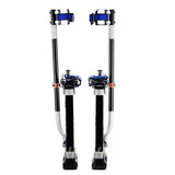 24 in. to 40 in. Adjustable Height Black Drywall Stilts - Super Arbor