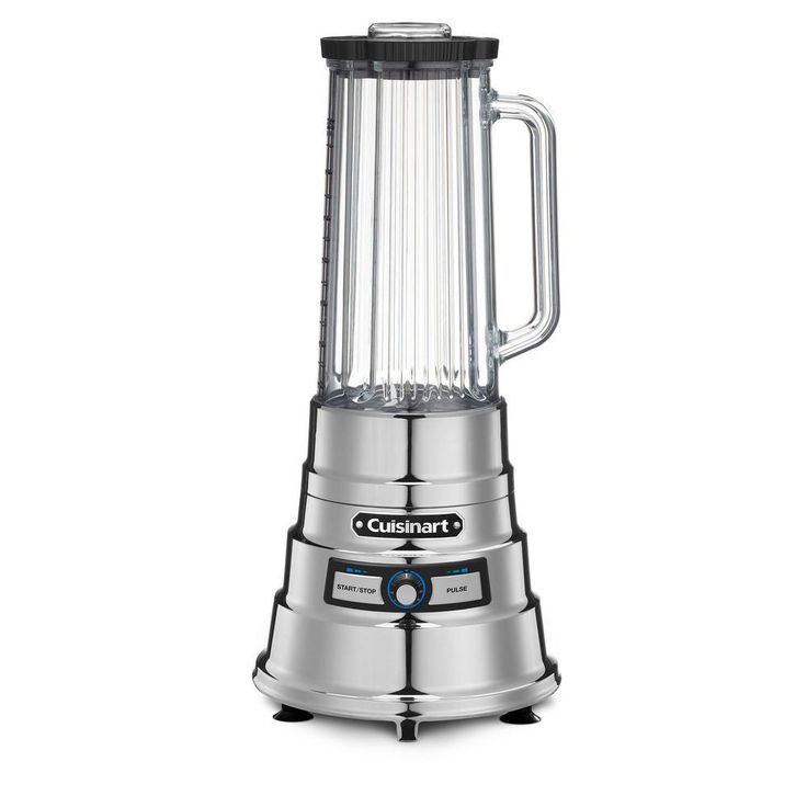 56 oz. 2-Speed Silver Inverted Blender with Plastic Jar