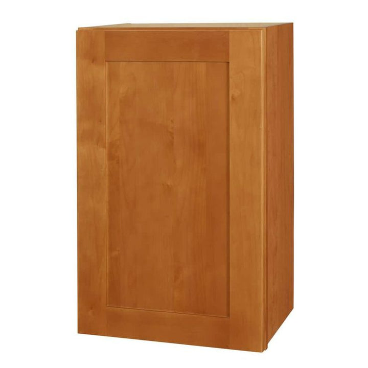Home Decorators Collection Newport 12 in. W x 12 in. D x 42 in. H Assembled Plywood Wall Kitchen Cabinet in Cinnamon with Soft Close