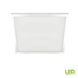 1 ft. x 1 ft. 10-Watt 800 Lumens Dimmable White Integrated LED Edge-Lit Flat Panel Flush Mount Light Color Changing CCT