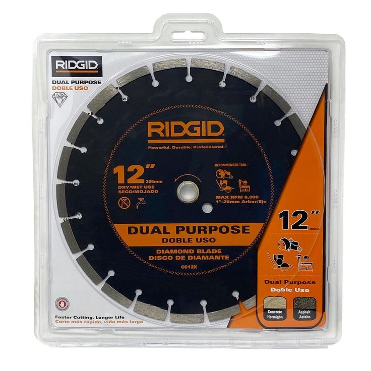 12 in. Dual-Purpose Diamond Blade