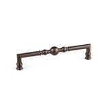 7-9/16 in. (192 mm) Center-to-Center Champagne Bronze Traditional Drawer Pull - Super Arbor
