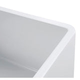 Olde London Farmhouse Fireclay 27 in. Single Bowl Kitchen Sink with Grid with Grid and Strainer - Super Arbor