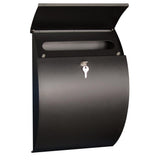 Black Contemporary Locking Mailbox - Super Arbor