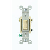 15 Amp 3-Way Toggle Switch, White - Super Arbor