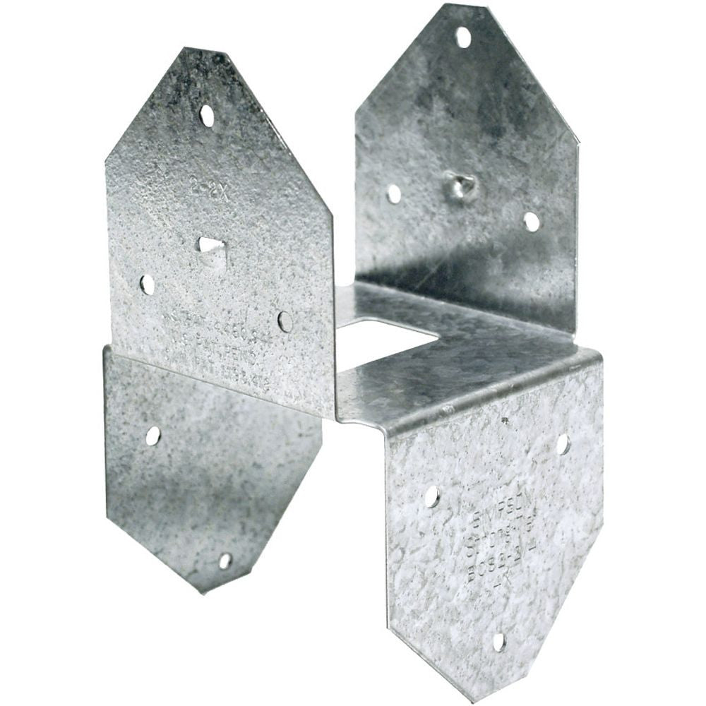 Simpson BCS ZMAX Post Cap with Double Shear Nailing 4" x 4" 18 GA
