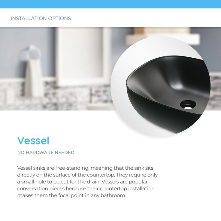 MR Direct Vessel Sink in Matte Black