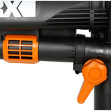 Worx 210 MPH 350 CFM Electric 12 Amp Leaf Blower/Mulcher/Vac with Metal Impeller - Super Arbor