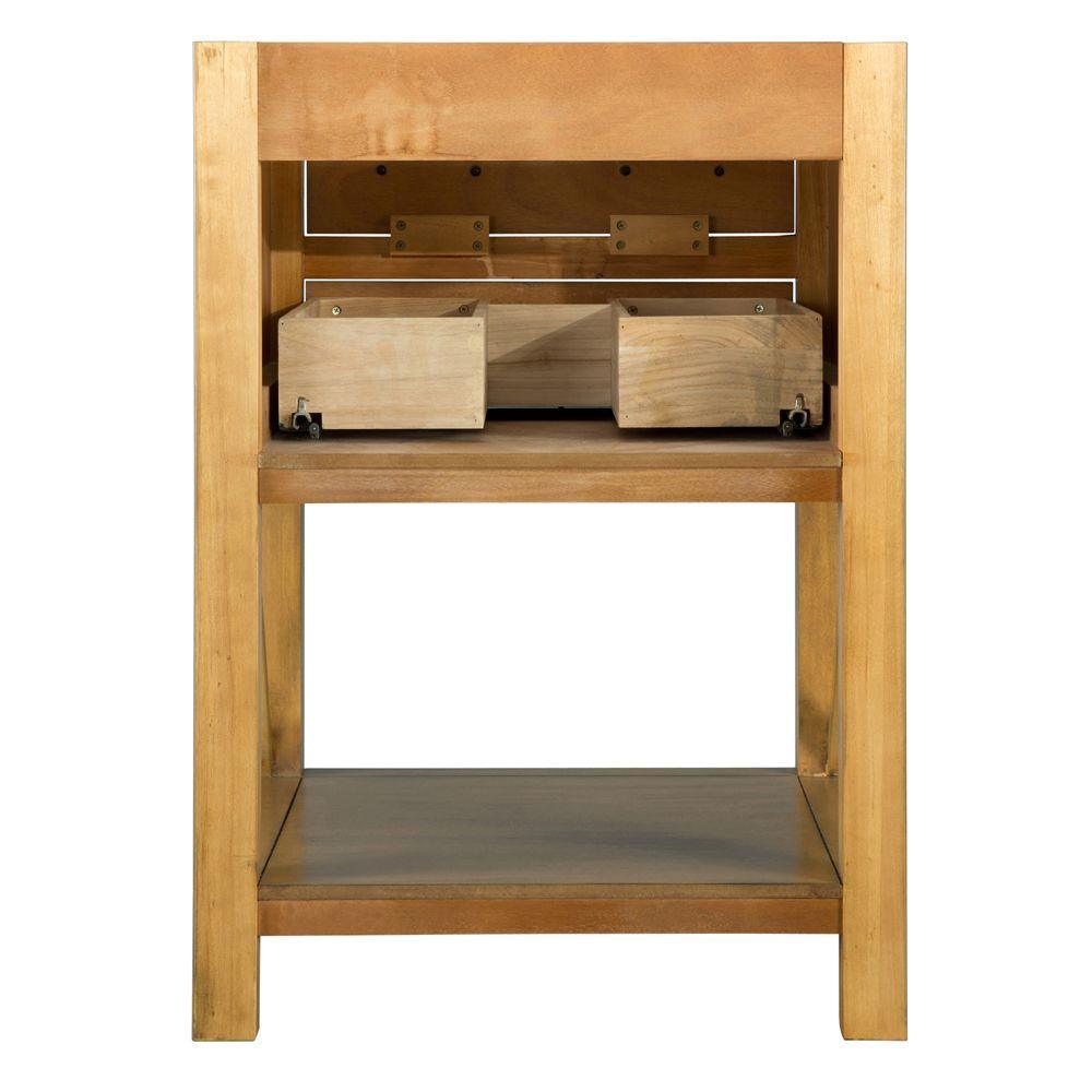 Avondale 24 in. Vanity Cabinet Only in Weathered Pine - Super Arbor