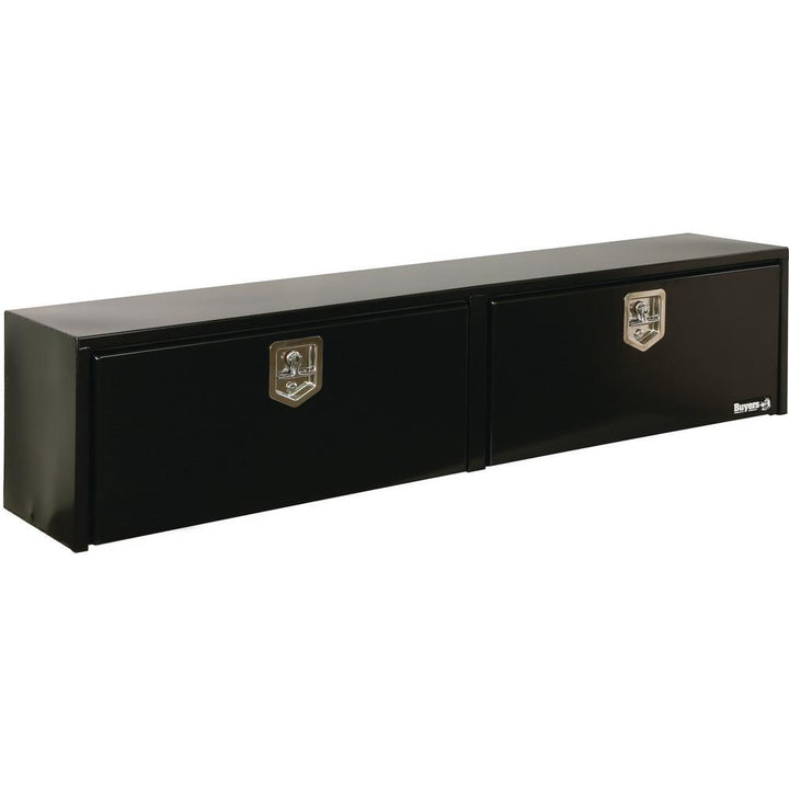 Buyers Products Company 88 Gloss Black Steel Full Size Top Mount Truck Tool Box - Super Arbor