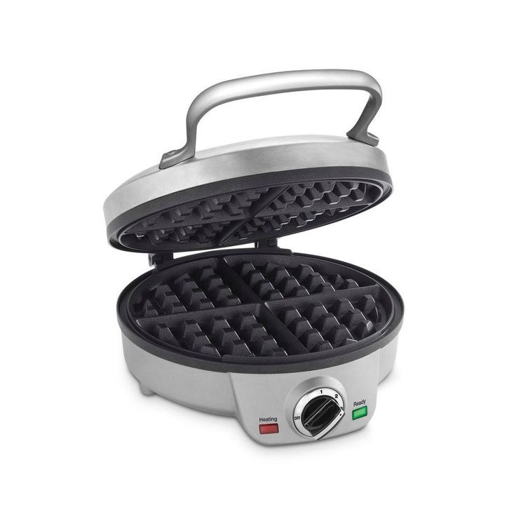 Single Waffle Stainless Steel Belgian Waffle Maker