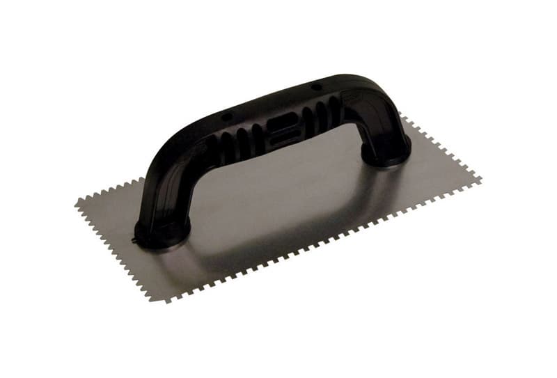Marshalltown QLT 4 in. W x 9 in. L Steel Notched Trowel