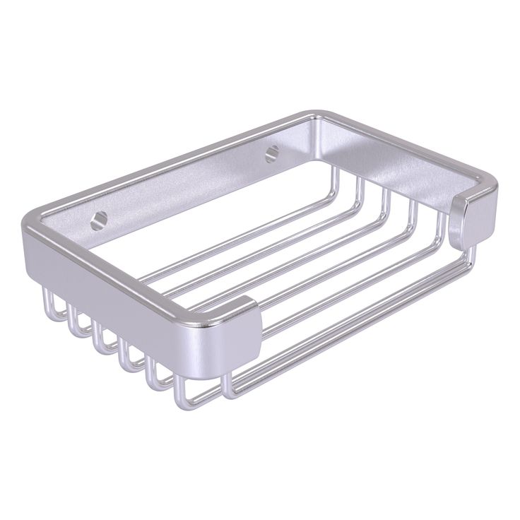 Allied Brass Rectangular Soap Basket in Antique Pewter