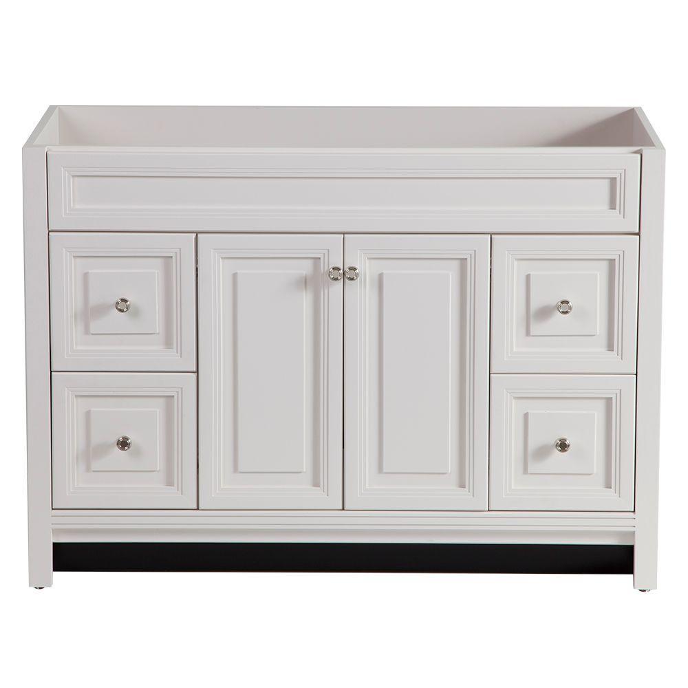 Brinkhill 48 in. W x 34 in. H x 22 in. D Bath Vanity Cabinet Only in Cream - Super Arbor