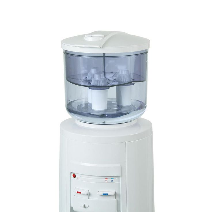 Water Filtration System for Top Load Water Cooler/Water Dispensers in White