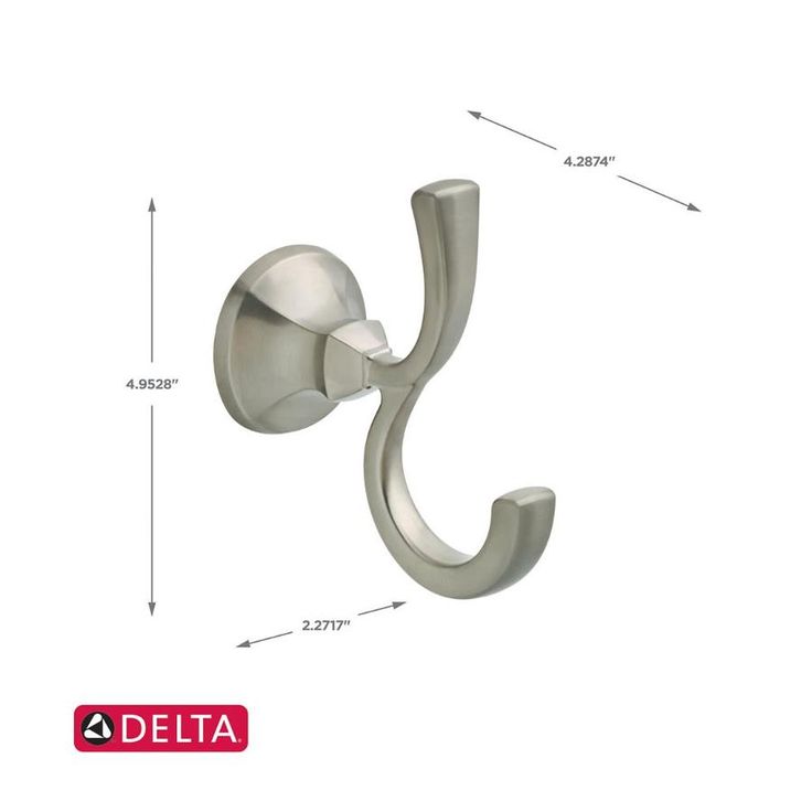 Delta Ashlyn 2-Hook Rubbed Bronze Ii Towel Hook