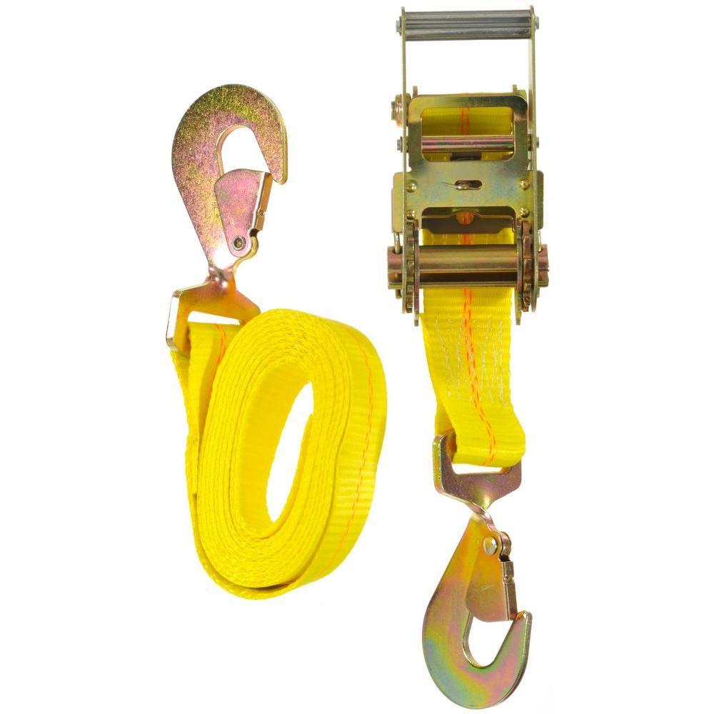 10 ft. 6000 lbs. Twist Snap Auto Tie-Down Ratchet - Super Arbor