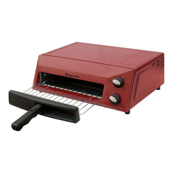 Countertop Pizza Oven in Red