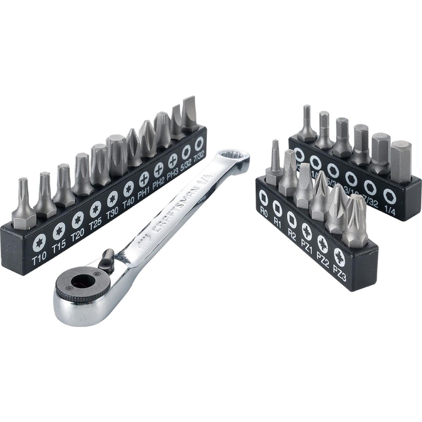 Craftsman Right Angle Bit Driver Set, 24 pc