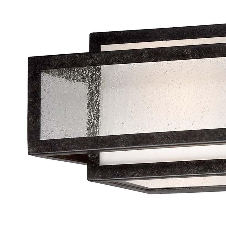 Camden Square 3-Light Aged Charcoal Bath and Vanity Light