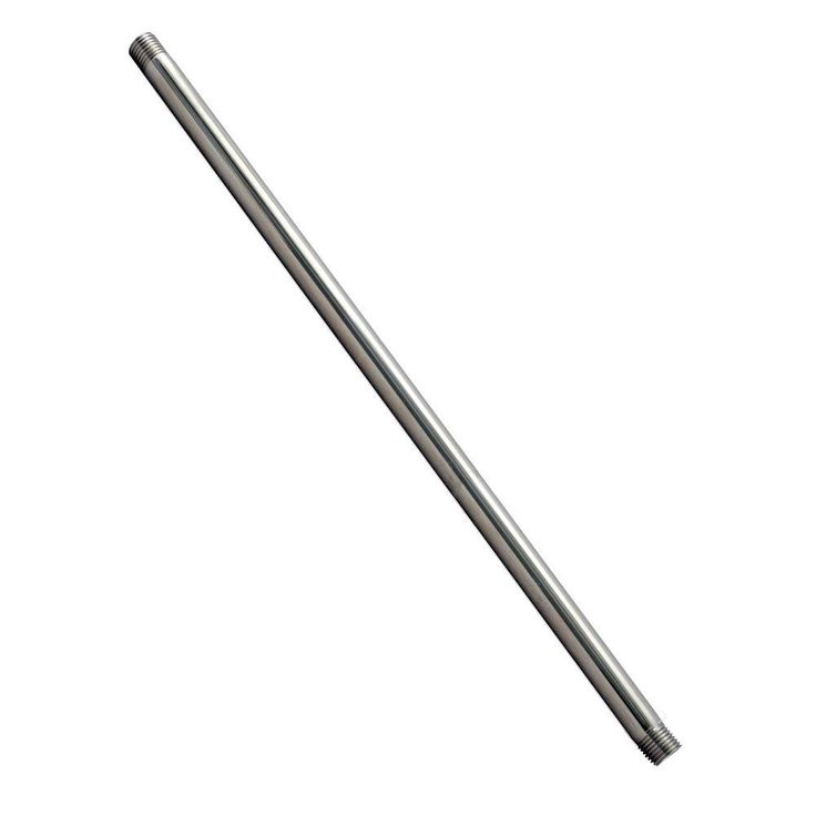 1/2 in. x 24 in. Brass Pipe Nipple in Polished Chrome