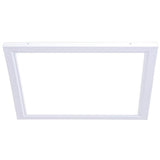 2 ft. x 2 ft. White Edge-Lit 52-Watt 6500K Integrated LED Troffer Flat Panel Flushmount - Super Arbor