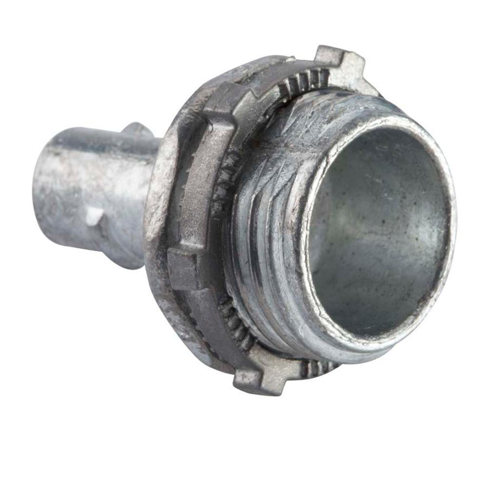 1/2 in. Flexible Metal Conduit (FMC) Screw-In Connector (5-Pack) - Super Arbor