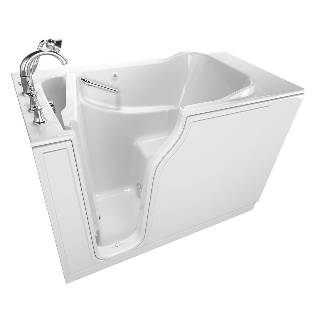 Gelcoat Value Series 52 in. Right Hand Walk-In Soaking Tub in White - Super Arbor