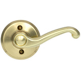 Flair Bright Brass Right Handed Dummy Door Lever - Super Arbor