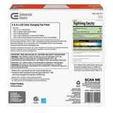 5 or 6 in. J-Box 12 in. W Dimmable White Integrated LED Square Flat Panel Ceiling FlushMount Color Changing CCT (4-Pack)