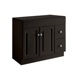Wyndham 24 in. W x 18 in. D Unassembled Bath Vanity Cabinet Only in White Semi-Gloss