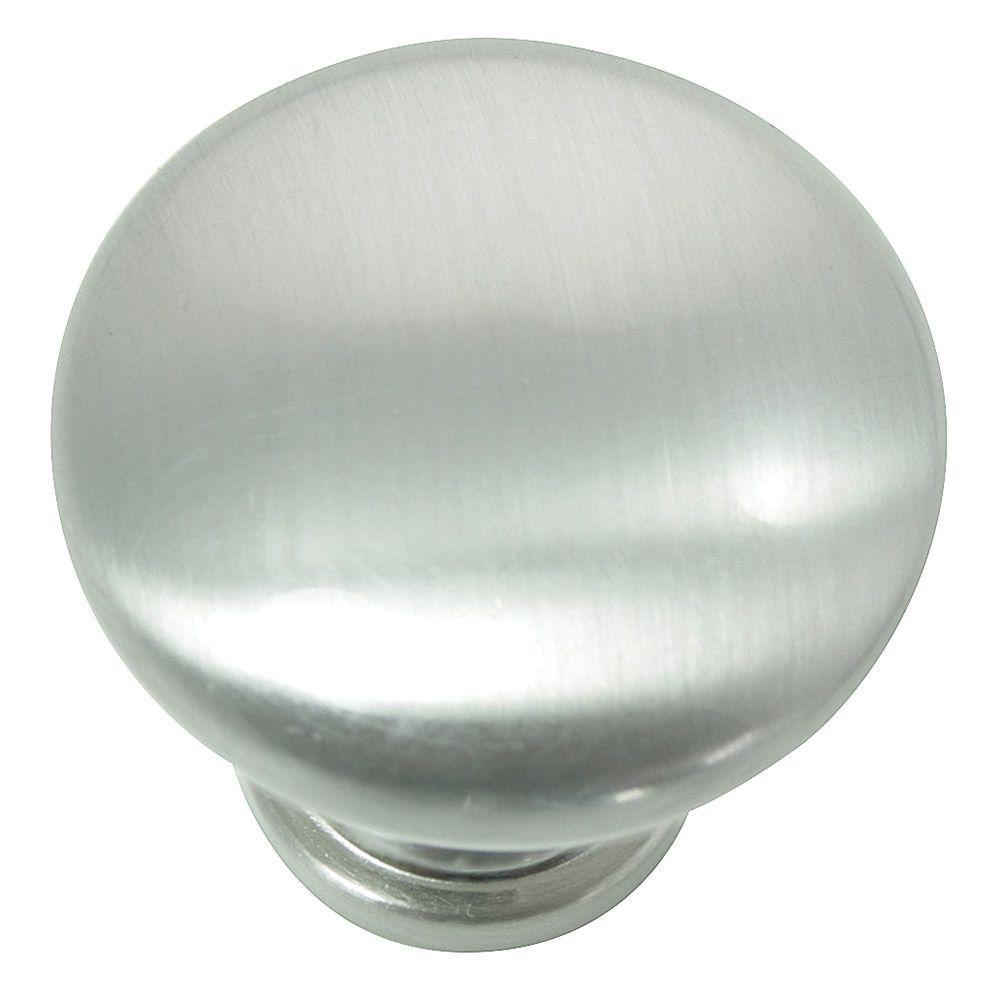 1.38 in. Brushed Satin Nickel Knob - Super Arbor