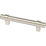 Essentials 3-3/4 in. (96mm) Center-to-Center Wrapped Matte Black Bar Pull (24-Pack) - Super Arbor