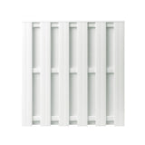 Palatine 6 ft. H x 6 ft. W White Vinyl Shadowbox Fence Panel - Unassembled - Super Arbor