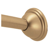 54 in. - 72 in. Adjustable Length Curved Shower Rod in Chrome
