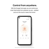 Nest Thermostat - Smart Programmable Wi-Fi Thermostat - Snow - Super Arbor