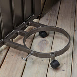Belize 51 in. W x 25 in. H Rectangle Aluminum Liquid Propane Fire Pit in Dark Brown
