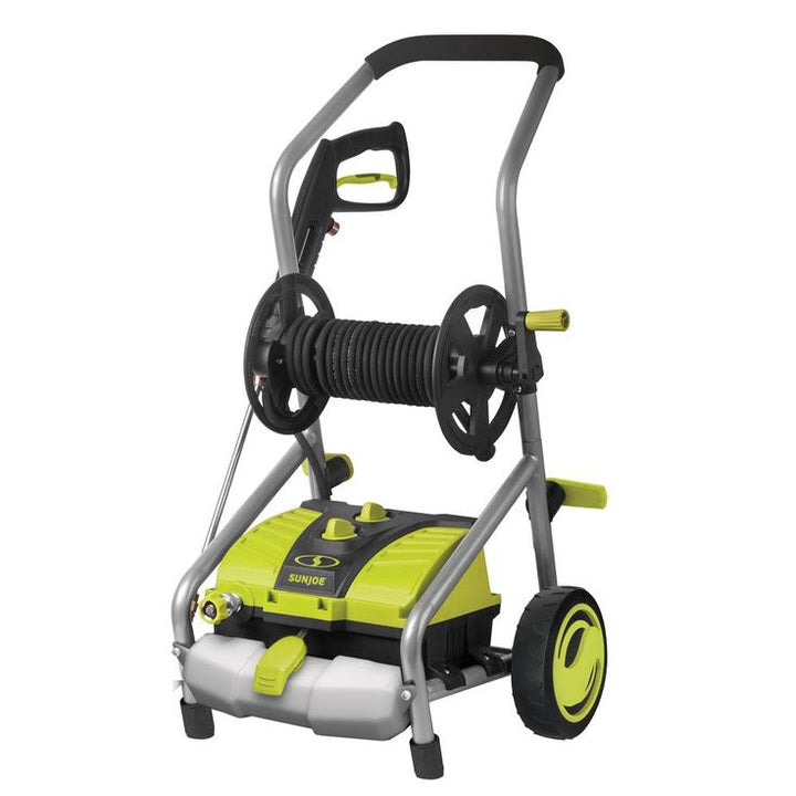 Sun Joe 2030 PSI 1.76 GPM 14.5 Amp Electric Pressure Washer with Pressure-Select Technology and Hose Reel