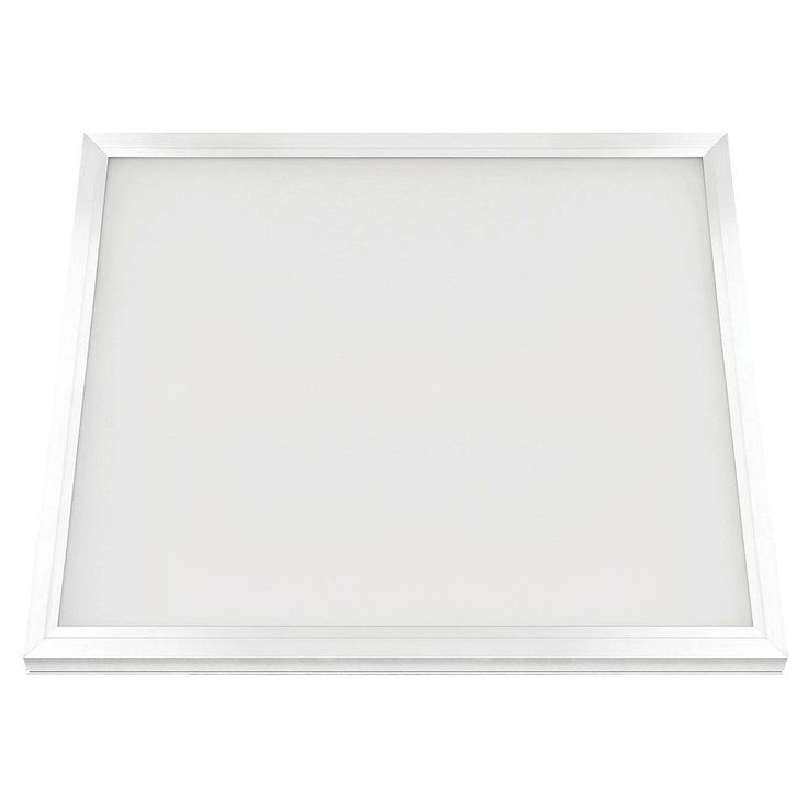 2 ft. x 2 ft. 48-Watt 4250 Lumens White Integrated LED Edge-Lit Flat Panel T-Bar Flush Mount Troffer Color Changing CCT