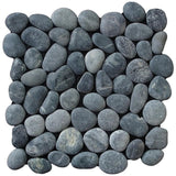 Cruz Bay Classic Pebble Tile River Grey 11-1/2 in. x 11-1/2 in. x 12.7 mm Mesh-Mounted Mosaic Tile (10.12 sq. ft. / case)