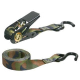 8 ft. x 1 in. 1200 lb. Camo Ratchet Tie-Down (4-Pack) - Super Arbor