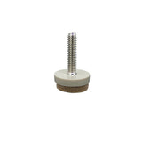 1-1/2 in. Threaded Stem Furniture Glides with Felt Base (4 per Pack) - Super Arbor