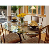 30 in. Clear Round Glass Table Top, 1/2 in. Thickness Tempered Beveled Edge Polished - Super Arbor